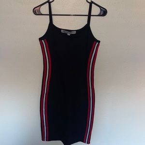 Race like bodycon dress